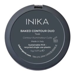 INIKA Organic Baked Contour Duo – Teak